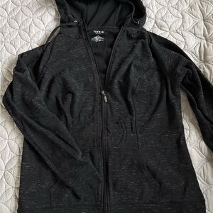 Torrid Black Zip-Up Hoodie